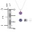 Solitaire Birthstone Necklace and Earrings Set – 10K Yellow Gold with Blue Sapphire and Cubic Zirconia