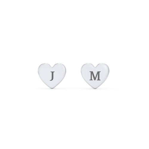 Heart Shape Stud Earrings