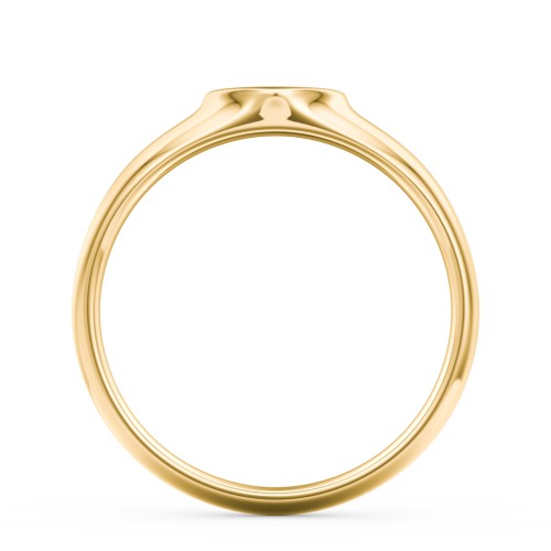Engravable Heart Signet Ring