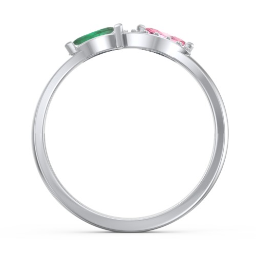 Infinity Marquise Ring with Accents