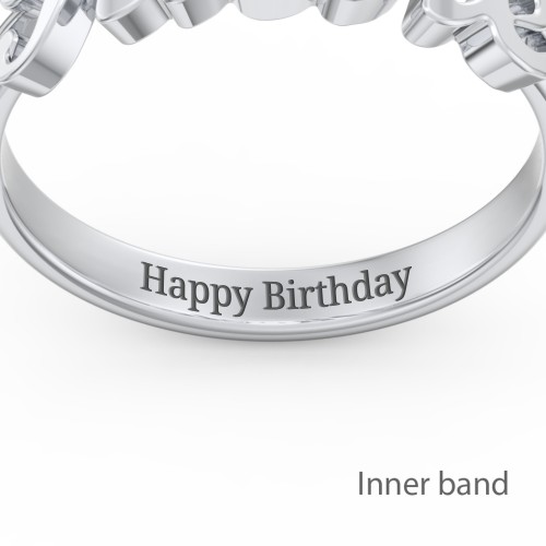 Personalized Name Ring – Sterling Silver