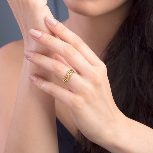 Personalized Name Ring