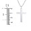 Men's Classic Engravable Cross Necklace