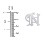 Men's Gothic Initial Pendant Necklace - N