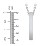 Men’s Engravable Vertical 3D Bar Necklace