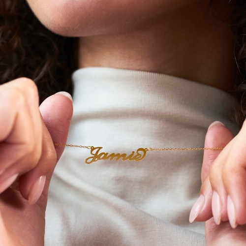 Personalized Name Necklace – Sterling Silver