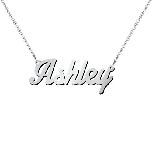 Personalized Name Necklace – Sterling Silver