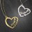 Written With Love Heart Name Necklace – 18K Gold Plated Silver