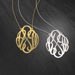 Infinity Monogram Necklace
