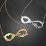 In My Heart Infinity Name Necklace – 10K Yellow Gold
