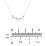 Engravable Initial 3 Heart Necklace – 18K Gold Plated Silver