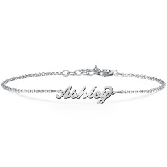 The Flourish Name Bracelet – 10K Yellow Gold