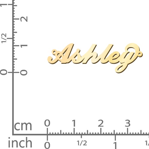 The Flourish Name Bracelet – 10K Yellow Gold