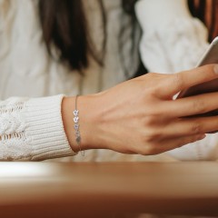 Engravable 5 Hearts Bracelet