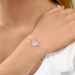 Engravable Heart Bracelet