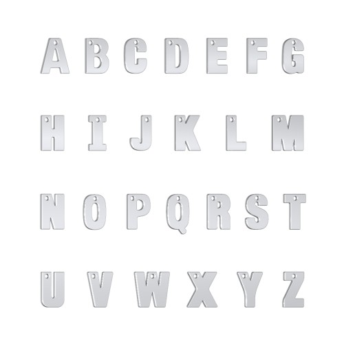 Initial Bracelet with 1 Letter - Modern