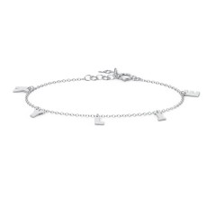 Initial Bracelet with 5 Letters - Modern – 10K Yellow Gold