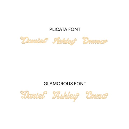 Dainty Personalized Three Name Necklace