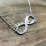 Engravable Two Name Infinity Necklace