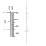 Personalized Offset Cross and Initial Necklace – Sterling Silver