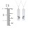 Engravable Butterfly Bar Necklace Set with Birthstones