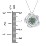 Flourishing Rose Pendant – 10K Rose Gold with Citrine
