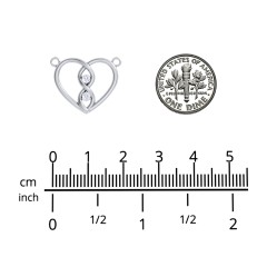 Entwined Infinity Heart Necklace