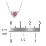 Puffy Heart Pendant with 1 Birthstone – 10K Yellow Gold with Pink Tourmaline