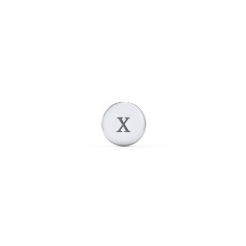 Engravable Round Disc Single Stud