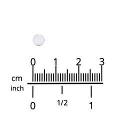 Engravable Round Disc Single Stud
