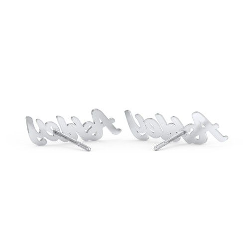 Personalized Name Stud Earrings