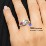 Heart Cluster Ring with Accents