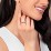 Organic Leaf Five Stone Family Ring