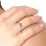 Adorable Bow Ring – 18K Gold Plated Silver with Cubic Zirconia and Garnet