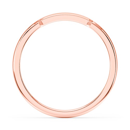 Engravable Bar Ring – 10K Rose Gold