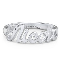 Personalized Name Ring