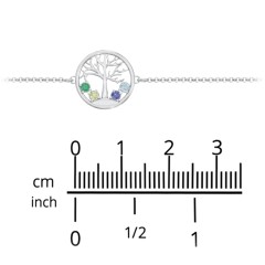 1 - 4 Stone Family Tree Bracelet