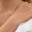 Engravable Bar Bracelet with Bezel Set Stone
