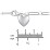 Engravable 7" Puffy Heart Paper Clip Chain Bracelet – 18K Gold Plated Silver