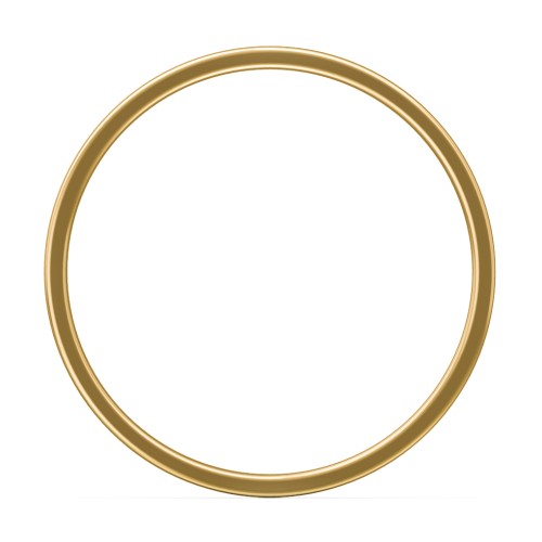 Men's Classic Flat Wedding Band - 7mm Width