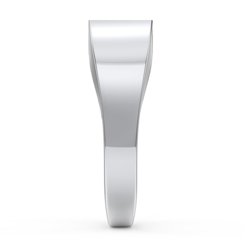 Men's Double Initial Signet Ring