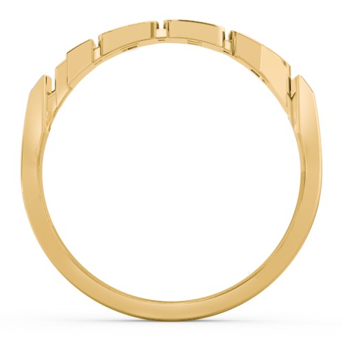 Men's Personalized Year Ring – 10K Yellow Gold