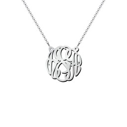 Monogram Name Pendant