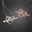 First Love Initial Heart Necklace – 10K Rose Gold