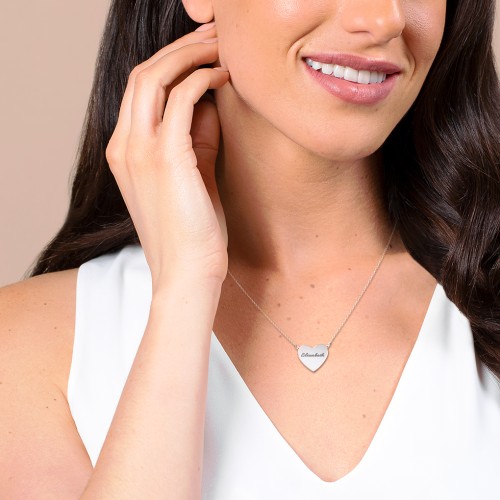 Call It A Crush Heart Necklace – 18K Gold Plated Silver