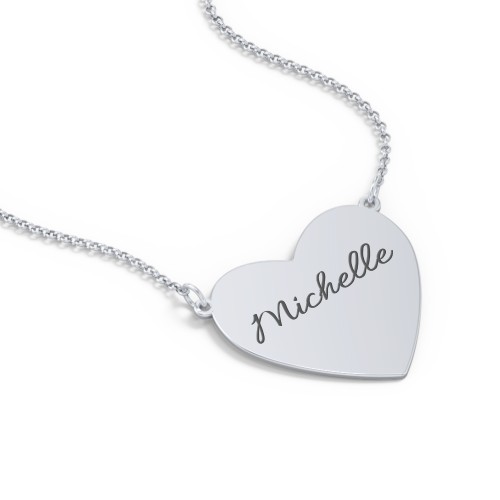 Call It A Crush Heart Necklace – Sterling Silver