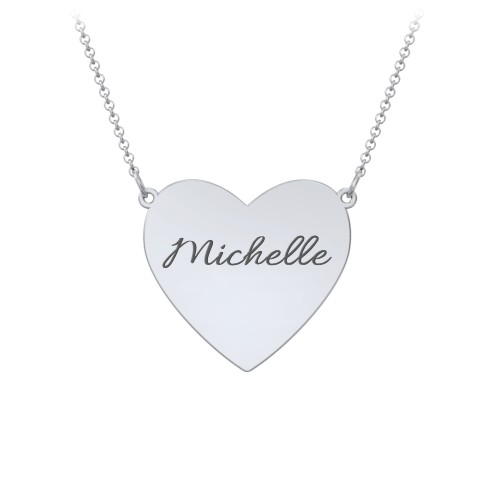 Call It A Crush Heart Necklace – Sterling Silver