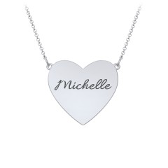 Call It A Crush Heart Necklace – Sterling Silver