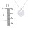 Arabic and Farsi Initial Disc Necklace – Sterling Silver