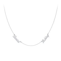 Dainty Personalized Two Name Necklace